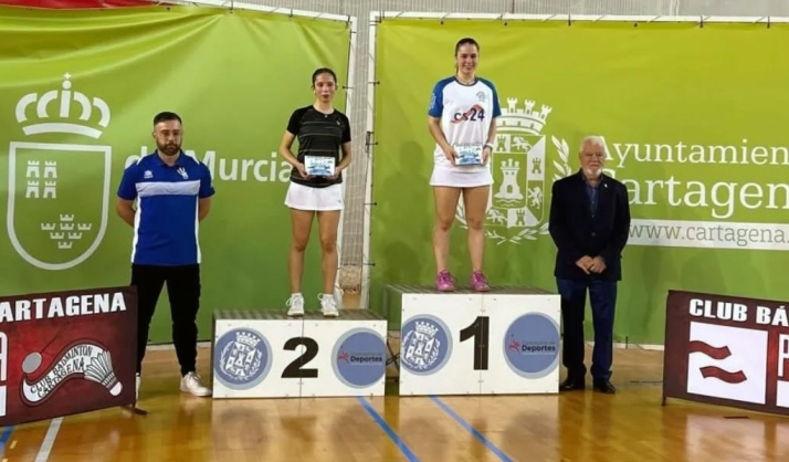 Daniela Corchón vence en el Máster de Cartagena de bádminton