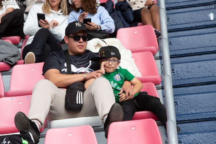 Fiesta del fútbol, con acento femenino, en Soria