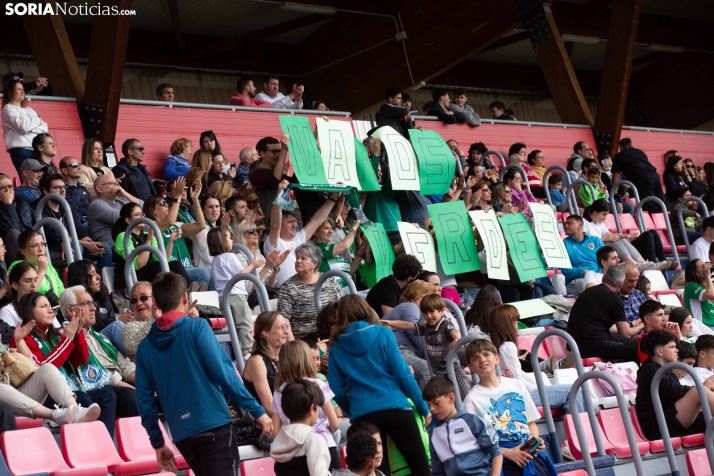 Fiesta del fútbol, con acento femenino, en Soria