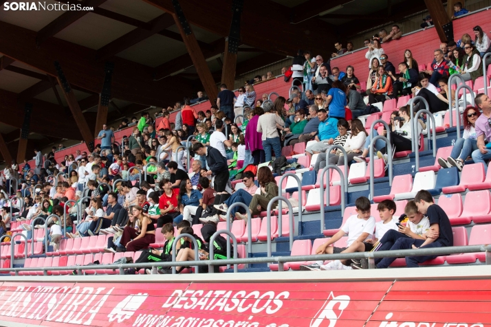 Fiesta del fútbol, con acento femenino, en Soria