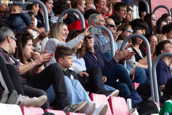 Fiesta del fútbol, con acento femenino, en Soria