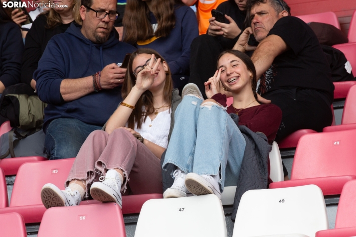 Fiesta del fútbol, con acento femenino, en Soria