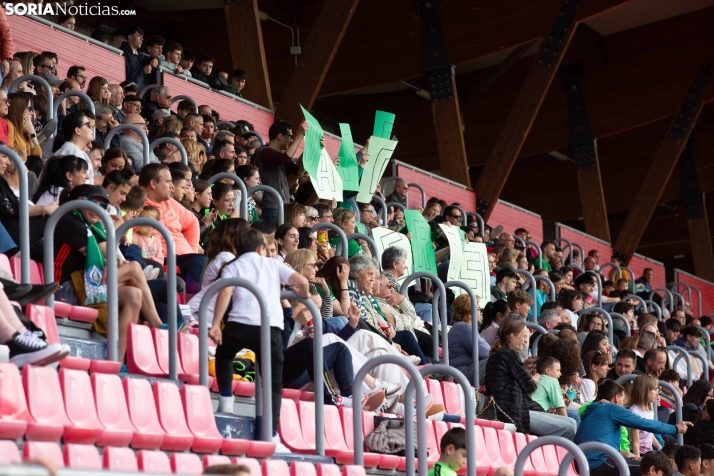 Fiesta del fútbol, con acento femenino, en Soria