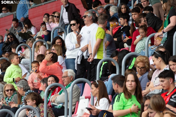 Fiesta del fútbol, con acento femenino, en Soria