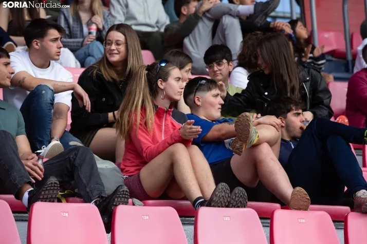 Fiesta del fútbol, con acento femenino, en Soria