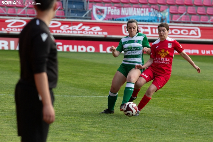 Fiesta del fútbol, con acento femenino, en Soria