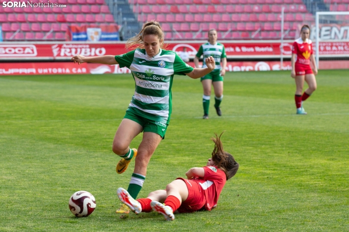 Fiesta del fútbol, con acento femenino, en Soria