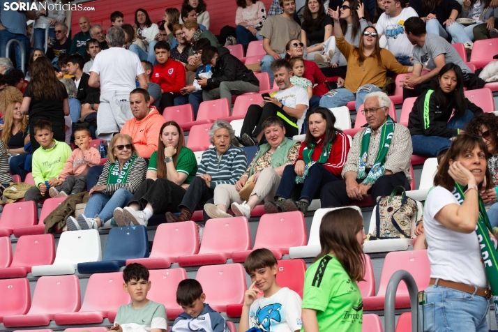 Fiesta del fútbol, con acento femenino, en Soria