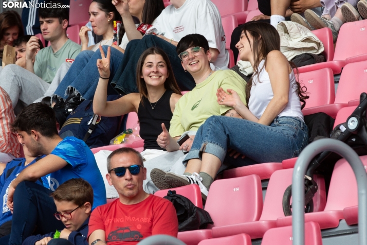 Fiesta del fútbol, con acento femenino, en Soria