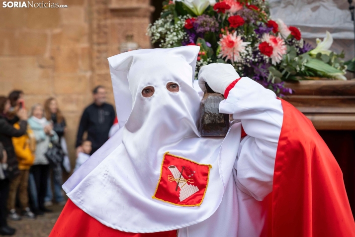 En im&aacute;genes: Todas las cofrad&iacute;as de Soria se unen en la Procesi&oacute;n General del Santo Entie