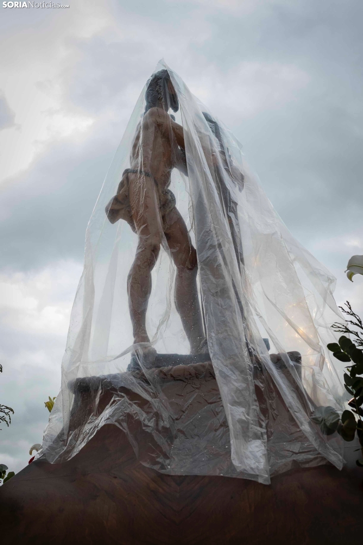 En im&aacute;genes: Todas las cofrad&iacute;as de Soria se unen en la Procesi&oacute;n General del Santo Entie