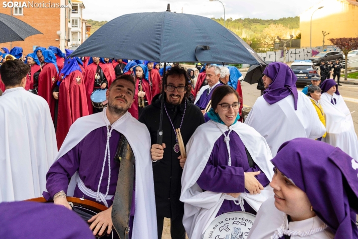 En im&aacute;genes: Todas las cofrad&iacute;as de Soria se unen en la Procesi&oacute;n General del Santo Entie