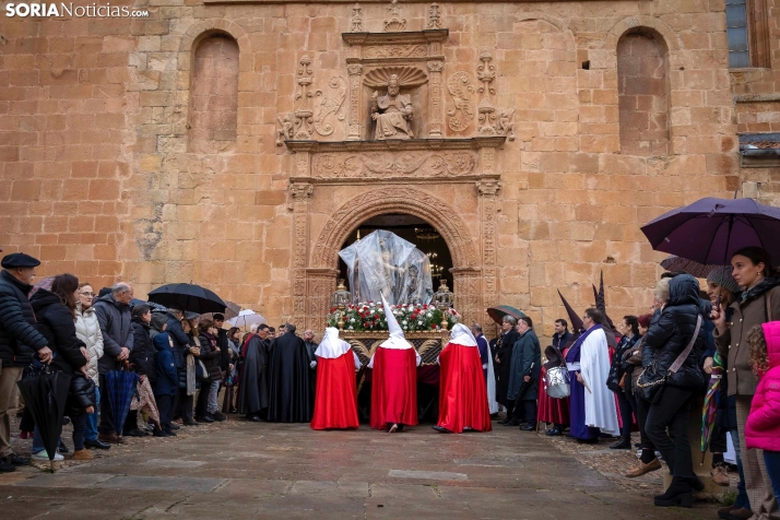 En im&aacute;genes: Todas las cofrad&iacute;as de Soria se unen en la Procesi&oacute;n General del Santo Entie