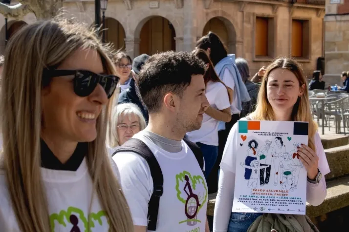 FADISO realiza su &lsquo;paseo saludable&rsquo; para concienciar de la importancia de los buenos h&aacute;bito