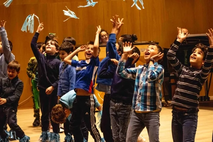 FOTOS | 500 ni&ntilde;os participan en la interpretaci&oacute;n de 'El Carnaval de los Animales' en el Conserv