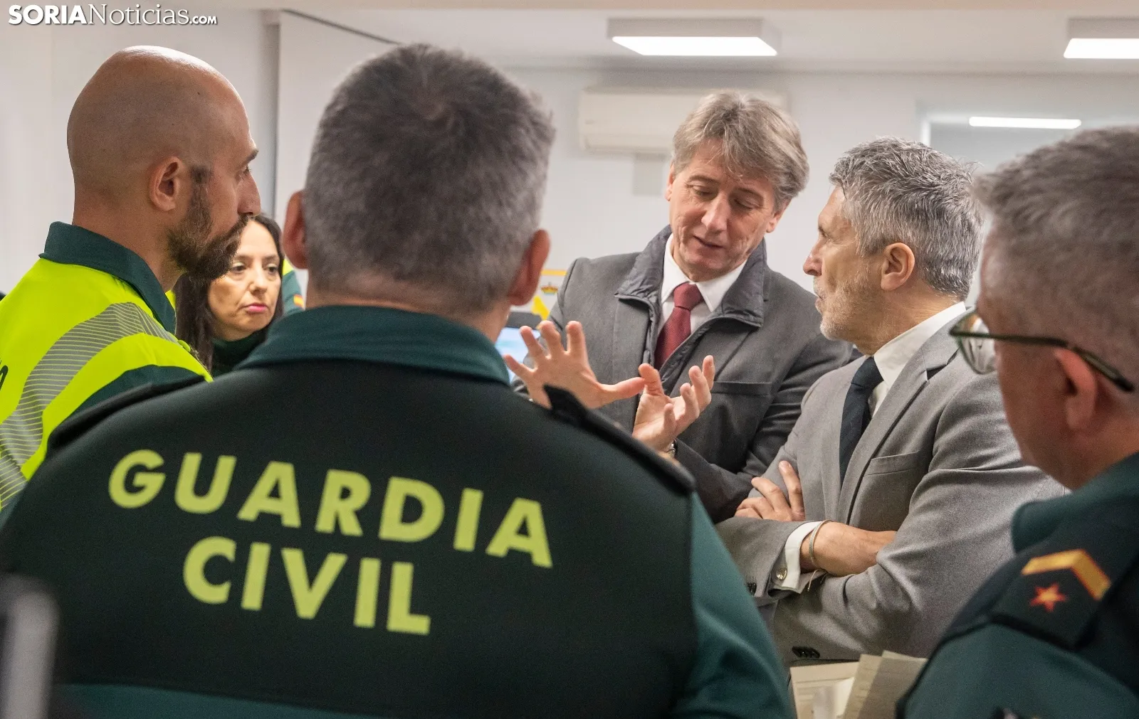Una imagen de la visita oficial a la Comandancia. /SN