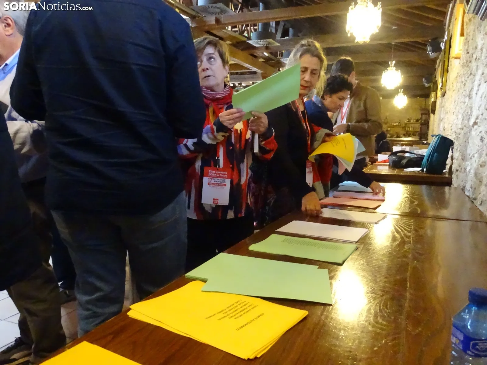 Una imagen del congreso socialista provincial hoy. /SN