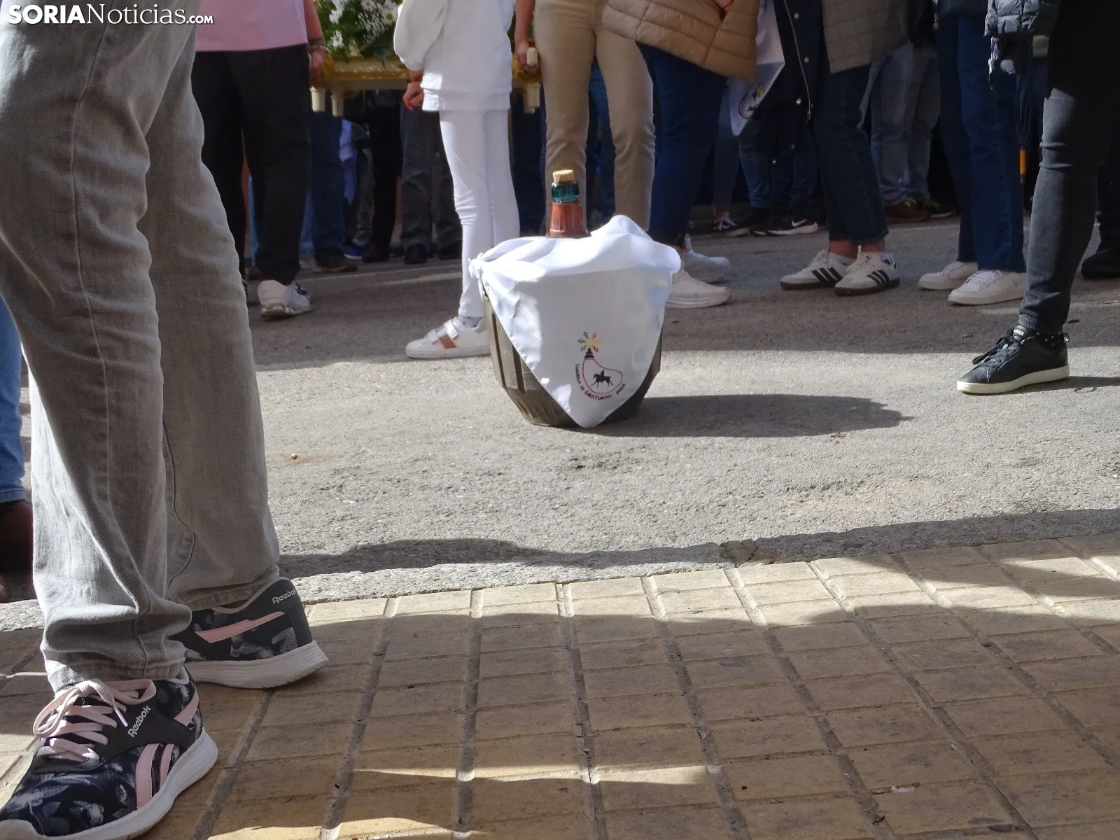 Una imagen del acto previo del Catapán en la cuadrilla de Santiago. /PC