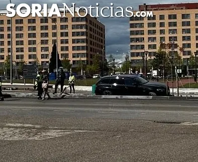 Foto 2 - Nuevo accidente de tr&aacute;fico en las traves&iacute;as de la capital