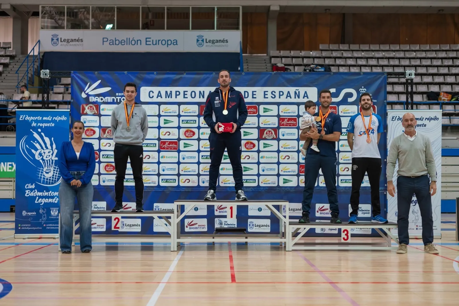 Foto 2 - Cuatro medallas para el B&aacute;dminton Soria en el Nacional S&eacute;nior