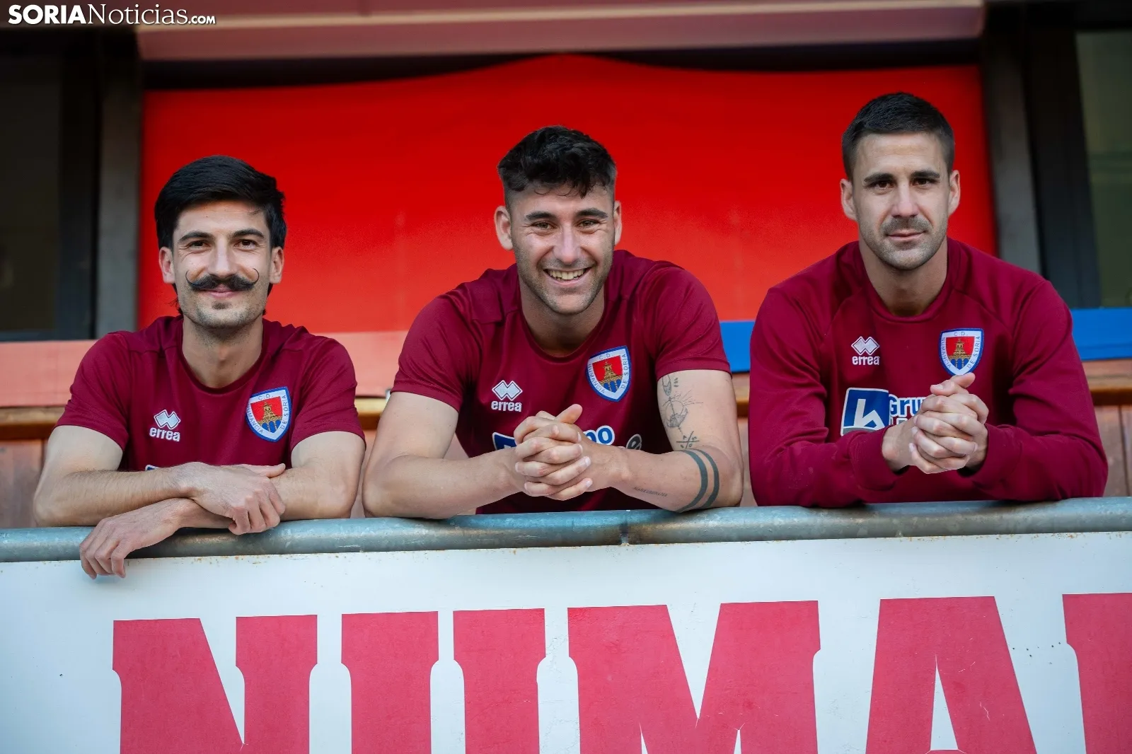 Foto 9 - El n&uacute;cleo duro del Numancia: &ldquo;Vinimos para devolver al equipo a d&oacute;nde se merece estar&rdquo;