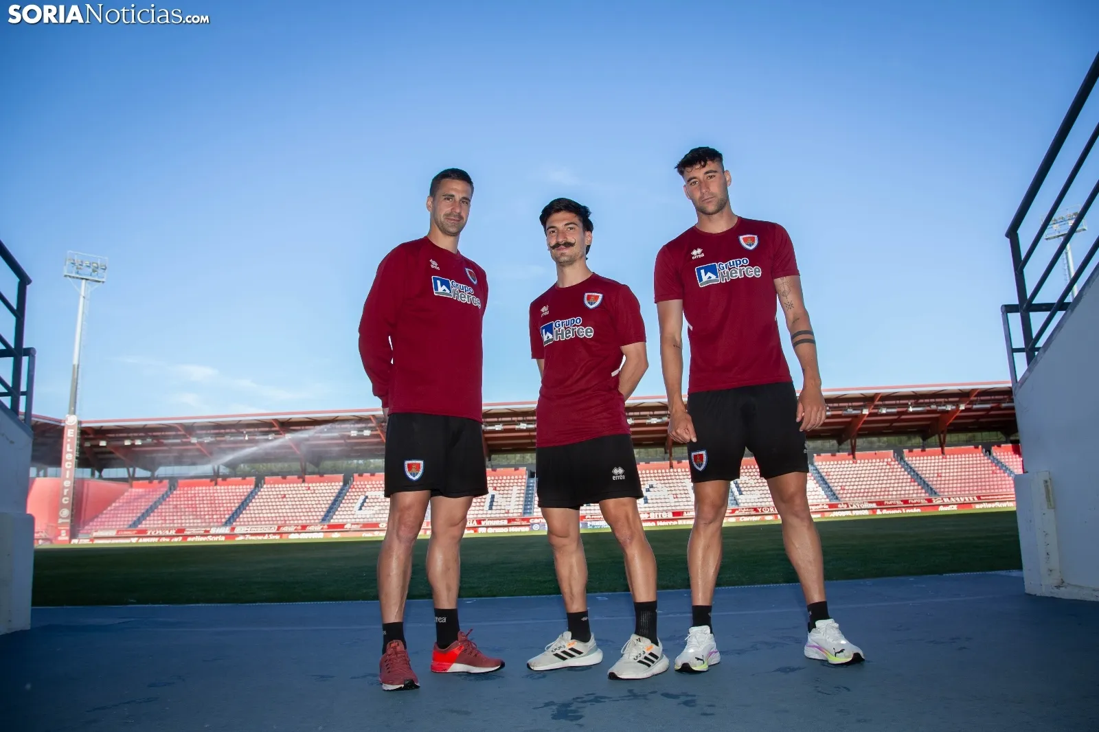Foto 7 - El n&uacute;cleo duro del Numancia: &ldquo;Vinimos para devolver al equipo a d&oacute;nde se merece estar&rdquo;