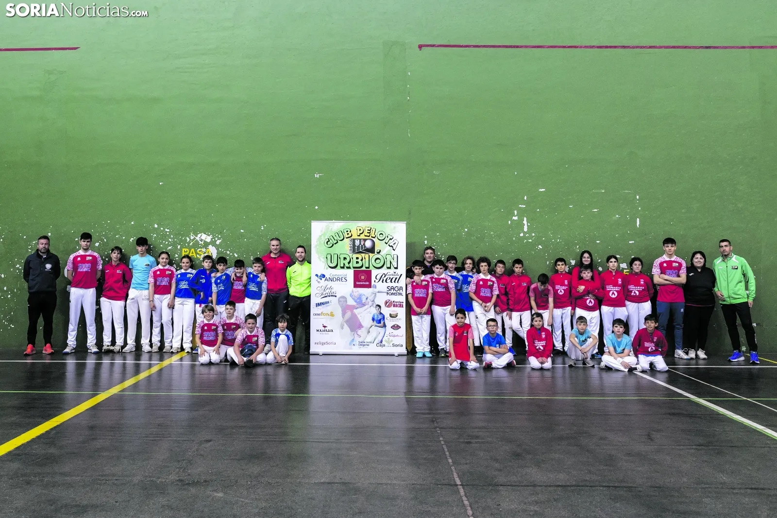 Foto 2 - La piedra angular del Club  Pelota Urbi&oacute;n: su prol&iacute;fera cantera