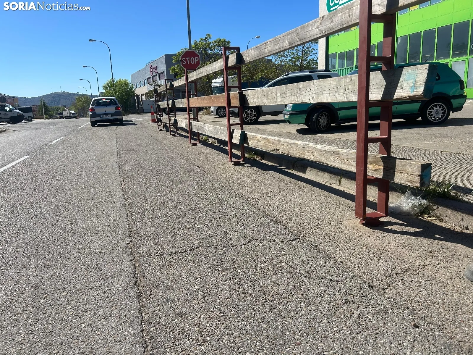 Foto 2 - Comienza la instalaci&oacute;n del vallado de La Saca: Esta es la novedad de este a&ntilde;o