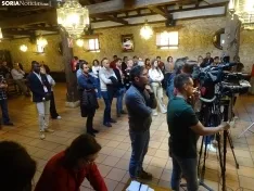 Una imagen del congreso socialista provincial hoy. /SN