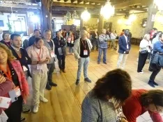 Una imagen del congreso socialista provincial hoy. /SN