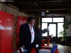 Una imagen del congreso socialista provincial hoy. /SN