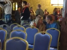 Una imagen del congreso socialista provincial hoy. /SN