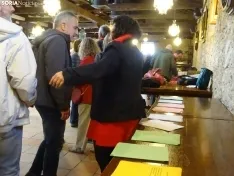 Una imagen del congreso socialista provincial hoy. /SN