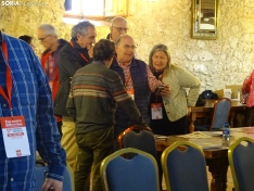 Una imagen del congreso socialista provincial hoy. /SN