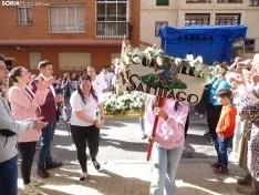 Una imagen del acto previo del Catapán en la cuadrilla de Santiago. /PC