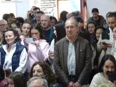 Una imagen del acto previo del Catapán en la cuadrilla de Santiago. /PC