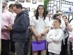 Una imagen del acto previo del Catapán en la cuadrilla de Santiago. /PC