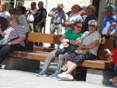 Una imagen de este 'benemérito' mediodía en El Burgo. /PC