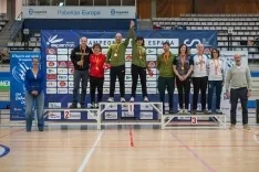 Foto 4 - Cuatro medallas para el B&aacute;dminton Soria en el Nacional S&eacute;nior