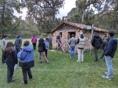 Foto 3 - Universitarios valencianos visitan los sabinares sorianos, dentro del proyecto SocialForest