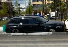 Foto 3 - Nuevo accidente de tr&aacute;fico en las traves&iacute;as de la capital