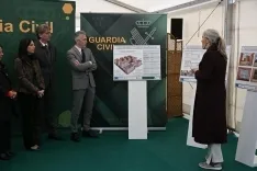 Grande Marlaska visita la comandancia de la Guardia Civil de Soria. 