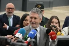Grande Marlaska visita la comandancia de la Guardia Civil de Soria. 
