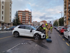 Accidente en la avenida de Valladolid. 