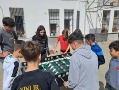 Una imagen del encuentro ajedrecístico. 