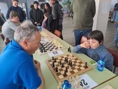 Una imagen del encuentro ajedrecístico. 