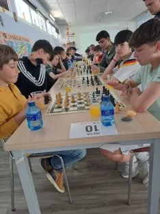Una imagen del encuentro ajedrecístico. 