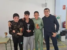 Una imagen del encuentro ajedrecístico. 