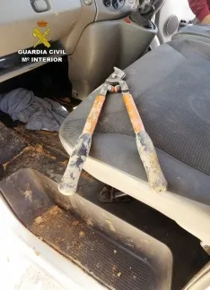 Foto 4 - La Guardia Civil detiene a tres personas por robar unos 45 kil&oacute;metros de cable de cobre en diferentes puntos de Espa&ntilde;a
