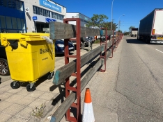 Foto 5 - Comienza la instalación del vallado de La Saca: Esta es la novedad de este año